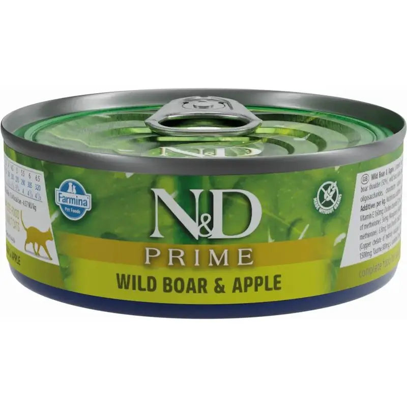 Farmina N&D Cat Prime Wildschwein & Apfel Box 30X70Gr