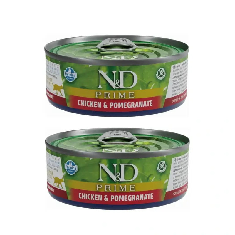 Farmina N&D Cat Prime Huhn Granatapfel Box 30X70Gr, Packung mit 2