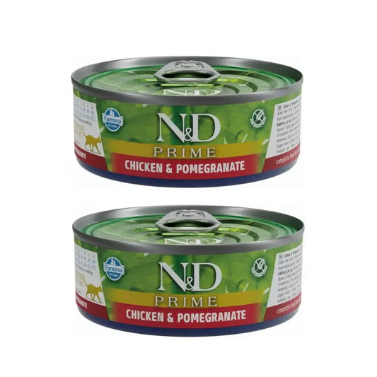 Farmina N&D Cat Prime Huhn Granatapfel Box 30X70Gr, Packung mit 2