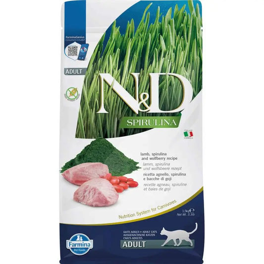 Farmina N&D Katze Spirulina Lamm 1,5Kg