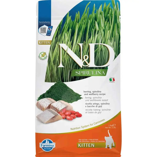 Farmina N&D Katze Spirulina Kitten Hering 1,5Kg