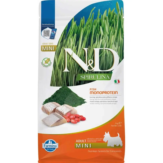 Farmina N&D Hund Spirulina Mini Hering 2Kg
