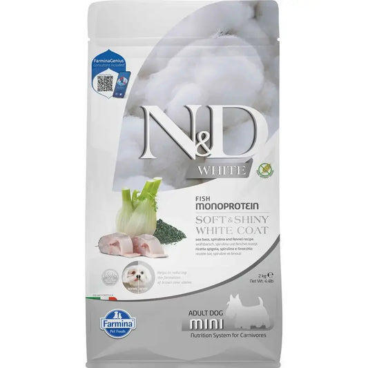 Farmina N&D Weißer Wolfsbarsch Spirulina Mini 2Kg