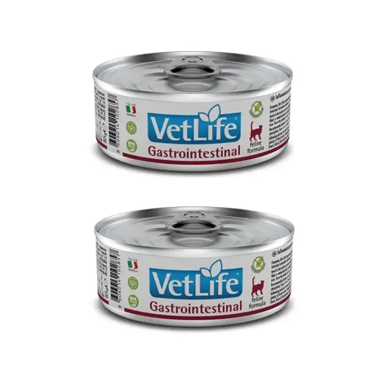 Farmina Vet Cat Gastrointestinal Box 12X85Gr, Nassfutter für Katzen, Packung mit 2