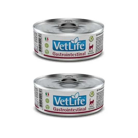 Farmina Vet Cat Gastrointestinal Box 12X85Gr, Nassfutter für Katzen, Packung mit 2