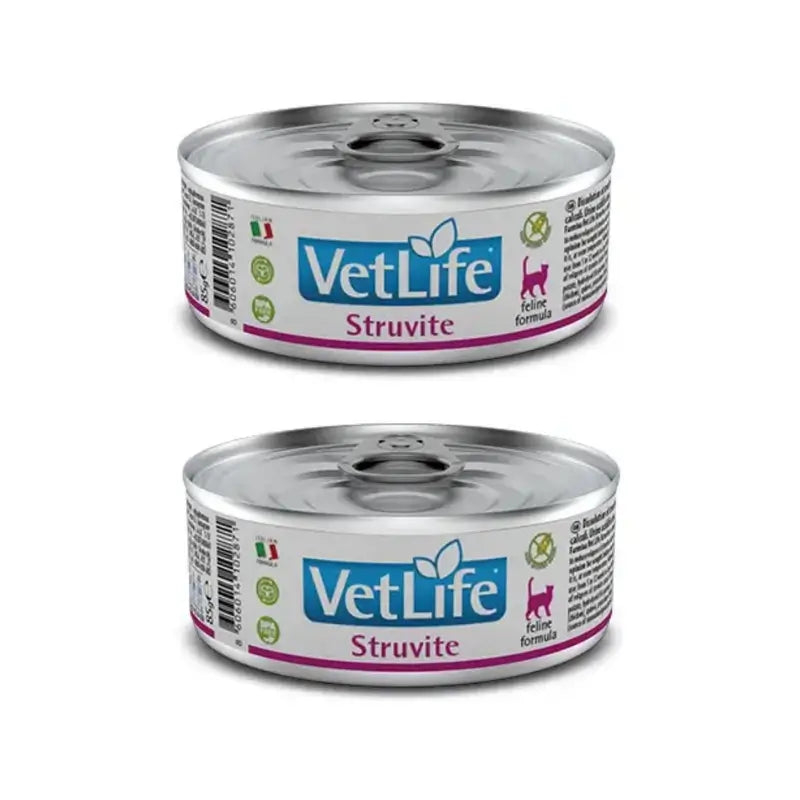 Farmina Vet Cat Struvite Box 12X85Gr, Nassfutter für Katzen, Packung mit 2
