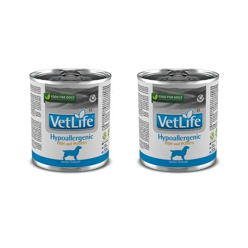 Farmina Vet Dog Hypoallergeni Forelle Boxed 6X300Gr, Nassfutter für Hunde, 2er Pack