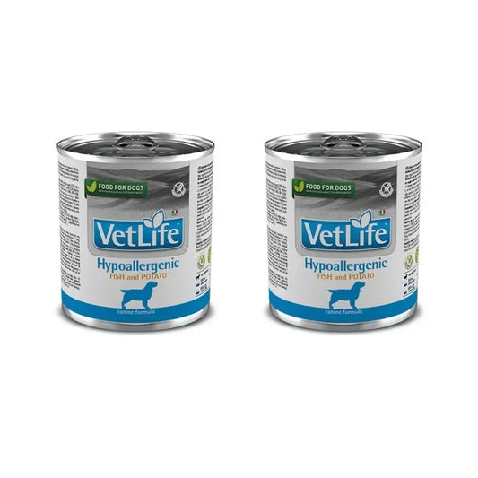 Farmina Vet Dog Hypoallergeni Forelle Boxed 6X300Gr, Nassfutter für Hunde, 2er Pack