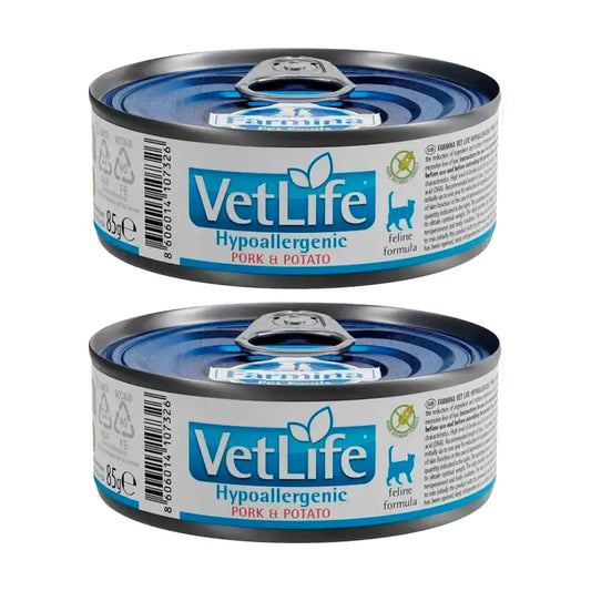 Farmina Vet Life Katze Hypoallergen Schwein, Pack 2 x Box 12X85Gr