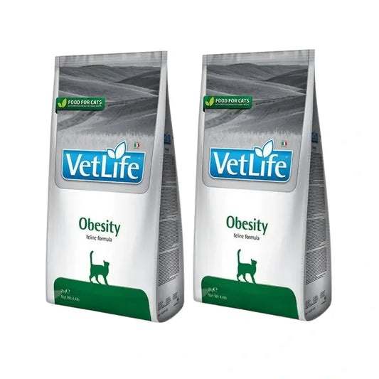 Farmina Vet Life Cat Obesity 5Kg, Katzenfutter, 2er-Pack