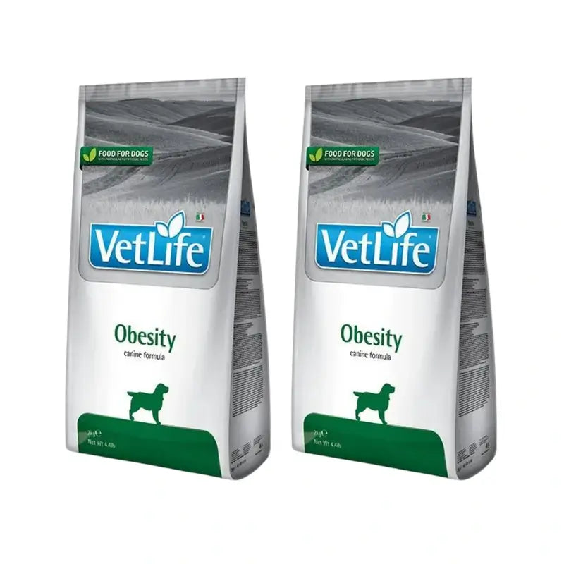 Farmina Vet Life Dog Obesity 2Kg, Hundefutter, 2er-Pack