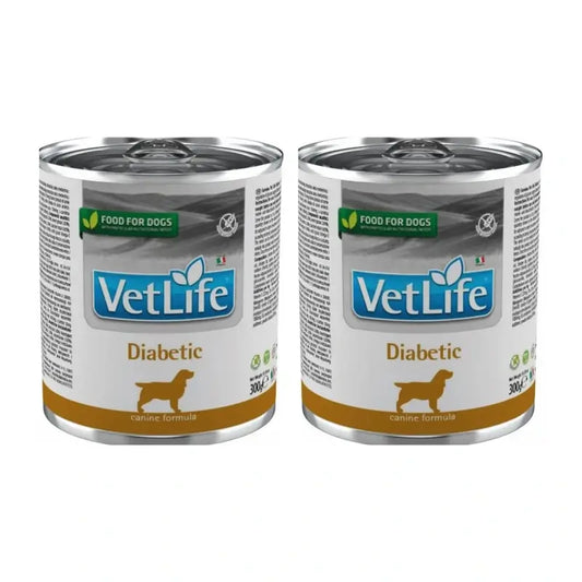 Farmina Vet Natural Diet Dog Diabetic 6X300Gr, Nassfutter für Hunde, 2er Pack