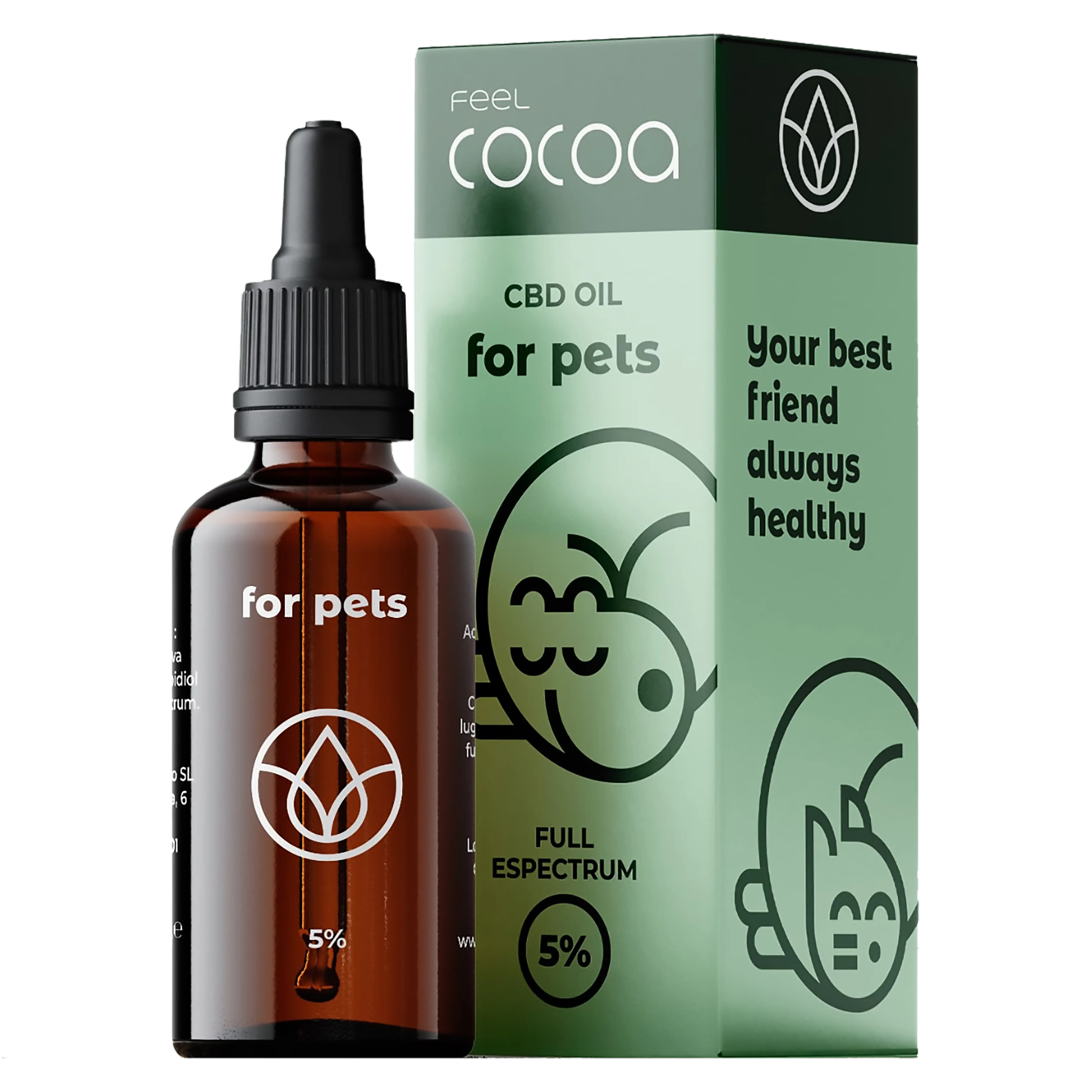 Feel Cocoa Cbd Oil 5% für Hunde und Katzen, 10 ml
