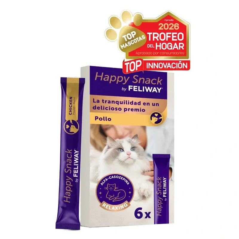 Feliway Happy Snack, Packung mit 2 x 6 Stäbchen