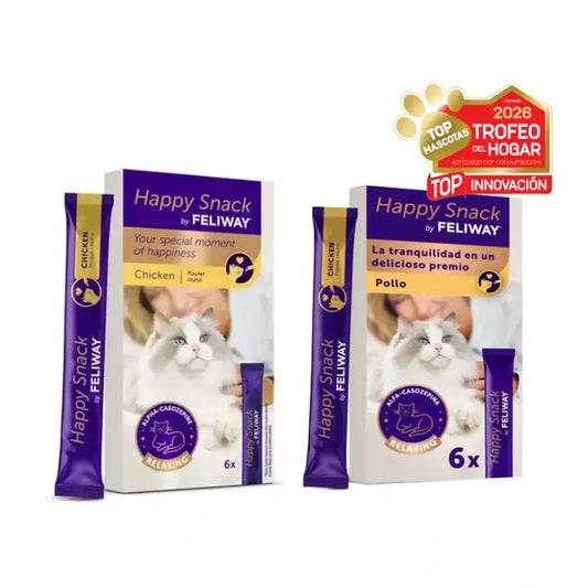 Feliway Happy Snack, Packung mit 2 x 6 Stäbchen