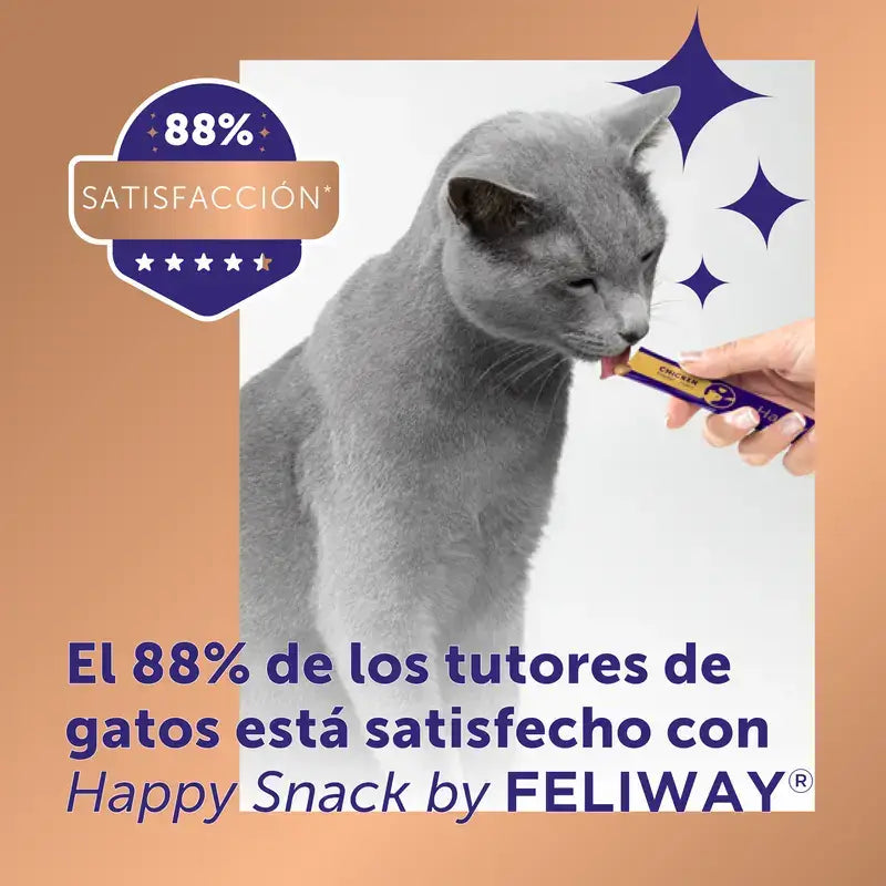 Feliway Happy Snack Huhn und Lachs, 48 Beutel
