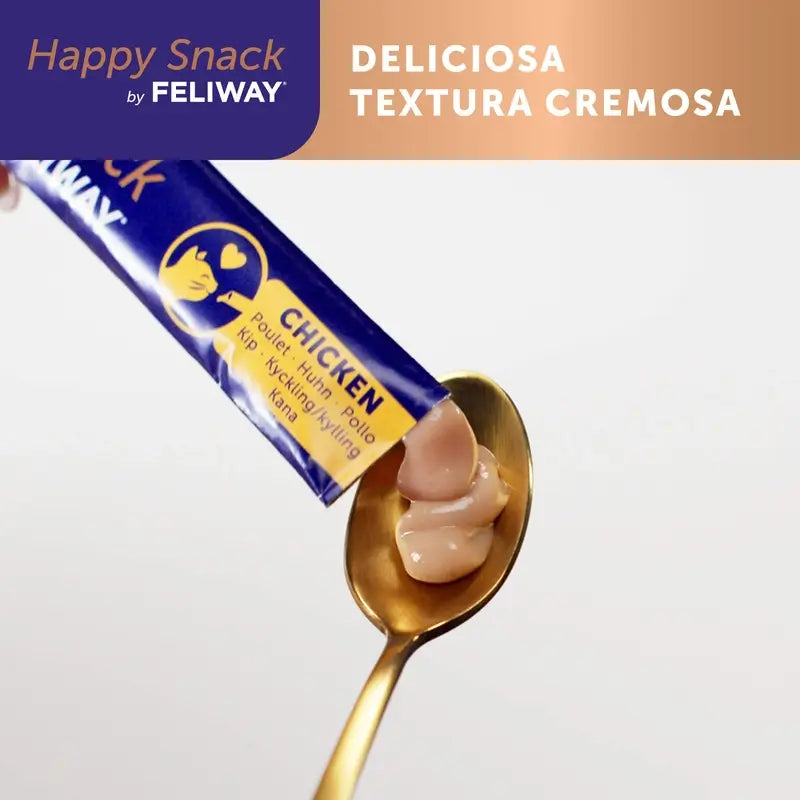 Feliway Happy Snack Hühnergeschmack, 24 Portionsbeutel