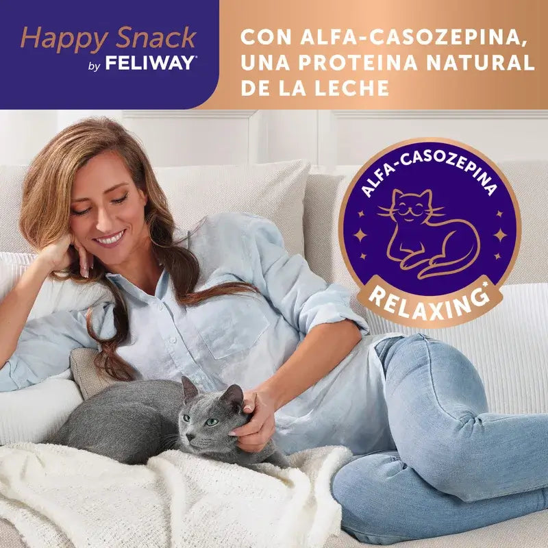 Feliway Happy Snack Hühnergeschmack, 24 Portionsbeutel
