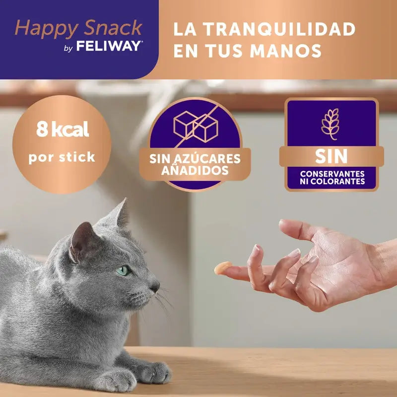 Feliway Happy Snack Hühnergeschmack, 24 Portionsbeutel