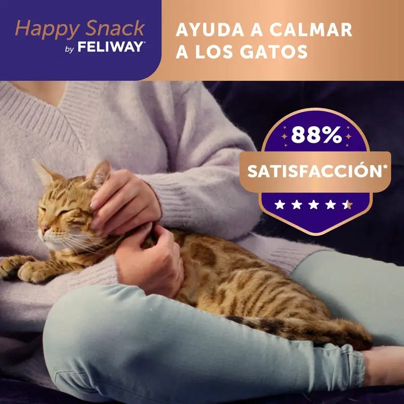 Feliway Happy Snack Hühnergeschmack, 24 Portionsbeutel