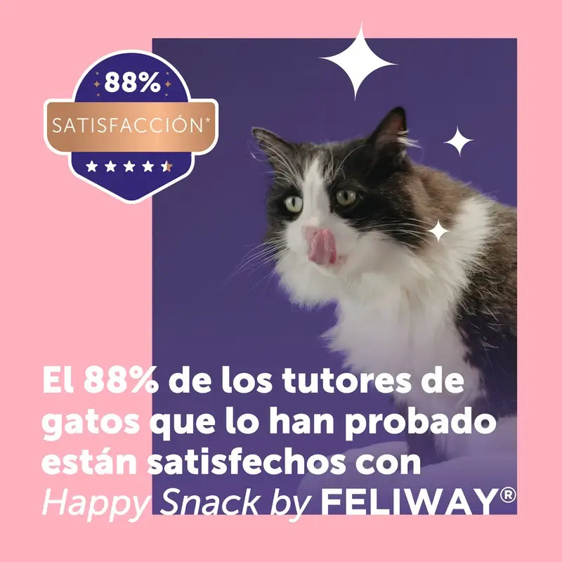 Feliway Happy Snack Lachsgeschmack, 6 Portionsbeutel