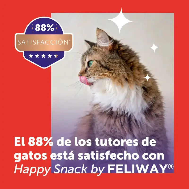 Feliway Happy Snack Kalbfleisch, 6 Beutel