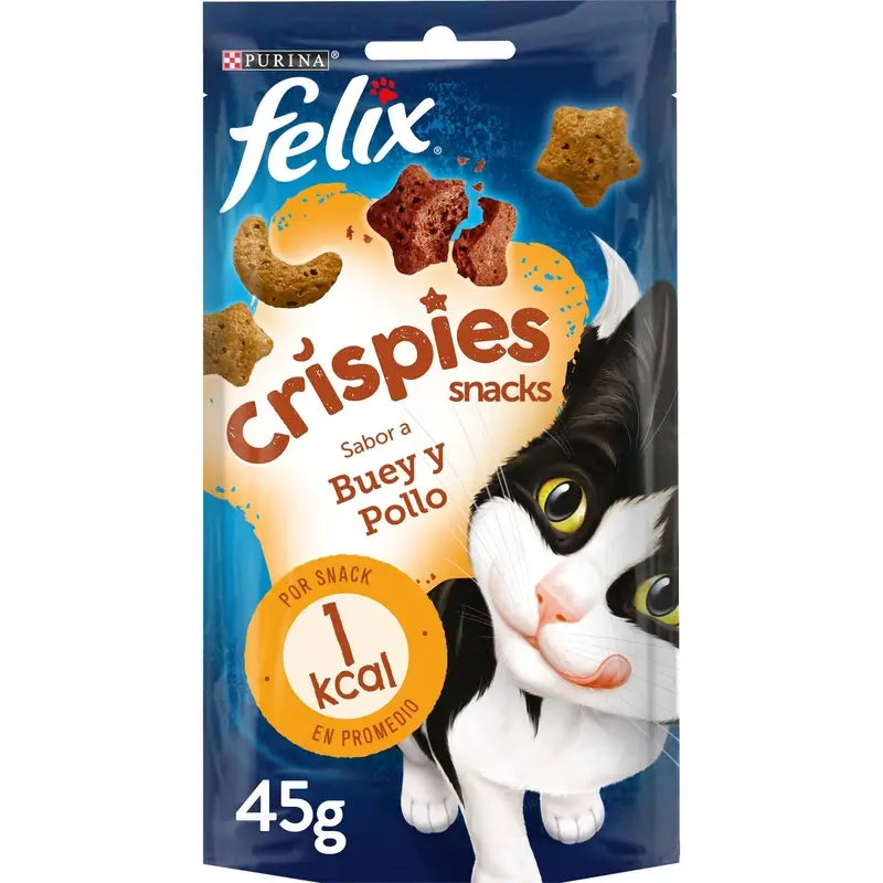 Felix Crispies Rind & Huhn 8 x 45 g