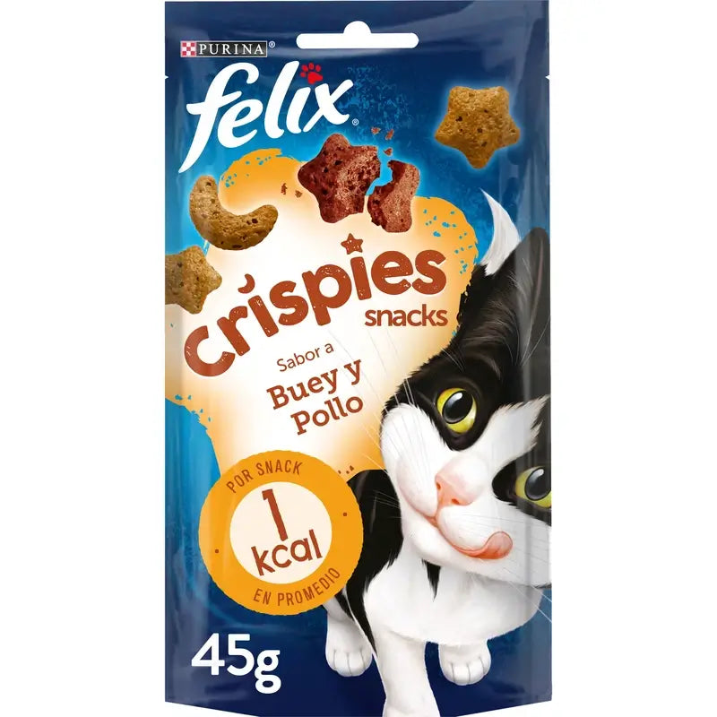 Felix Crispies Rind & Huhn 8 x 45 g