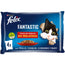 Felix Fantastic Festin De Carnes 12X4X85Gr, wet food for cats