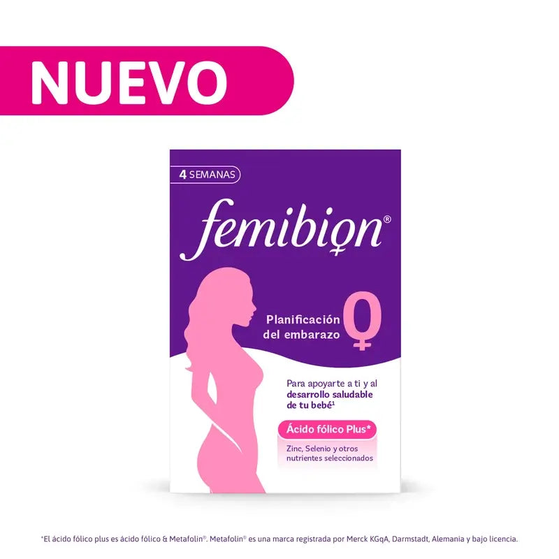 Femibion 0 Schwangerschaftsplanung mit Folsäure Plus, 2X28 Tabletten