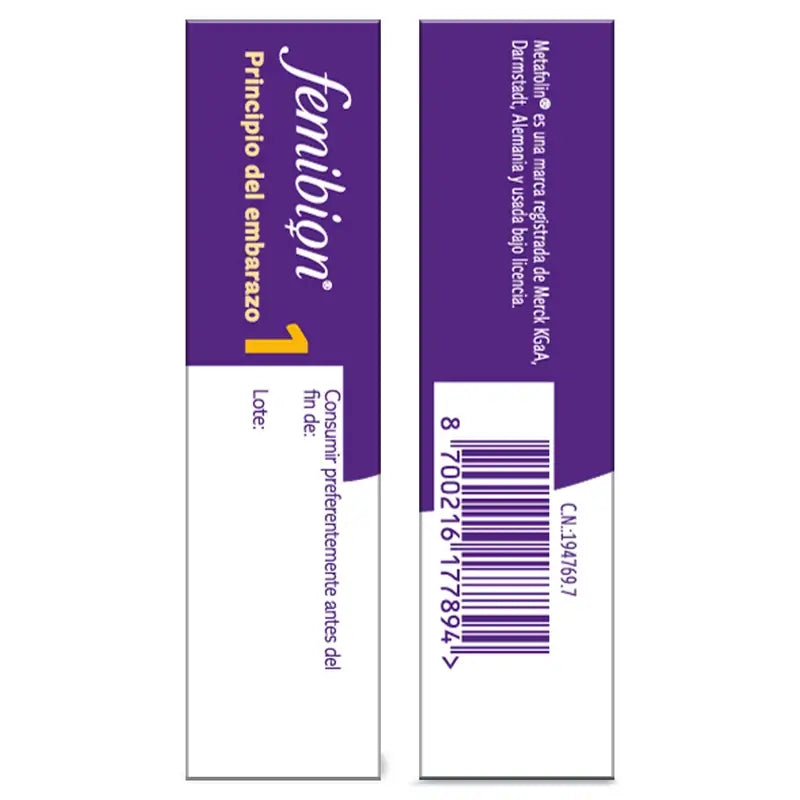 Femibion 1 Erstes Trimester der Schwangerschaft, Wochen 1-12, Folsäure Plus, 3X28 Tabletten