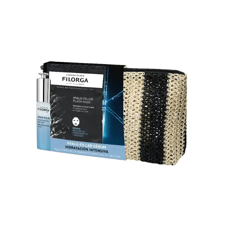 Filorga Hyalu Filler Serum + Maske im Set mit kostenlosem Kosmetiktäschchen