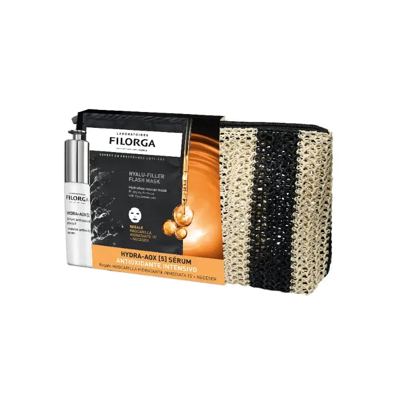 Filorga Pack Hydra Aox Serum + Maske mit kostenlosem Kosmetiktäschchen