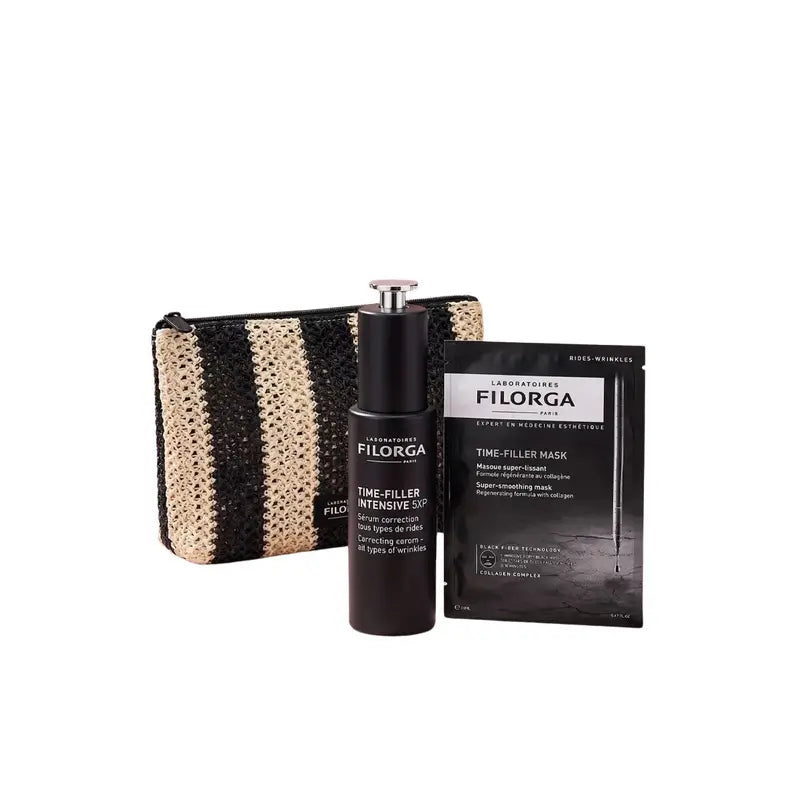 Filorga Time-Filler Intensive 5Xp Serum + Maske im Set mit kostenloser Kosmetiktasche