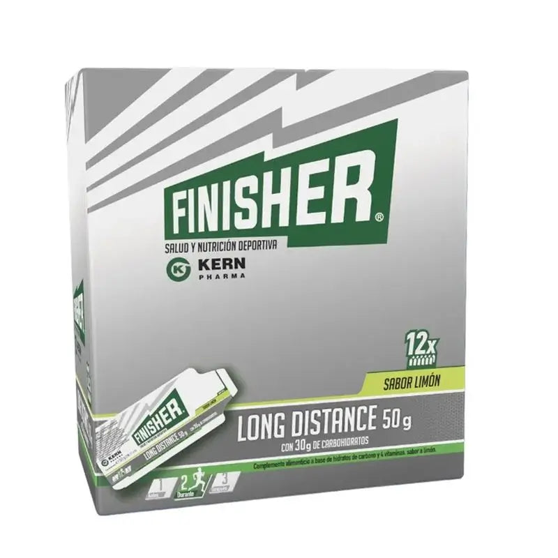 Finisher Long Distance Gel Lemon, 50g x 12 Beutel