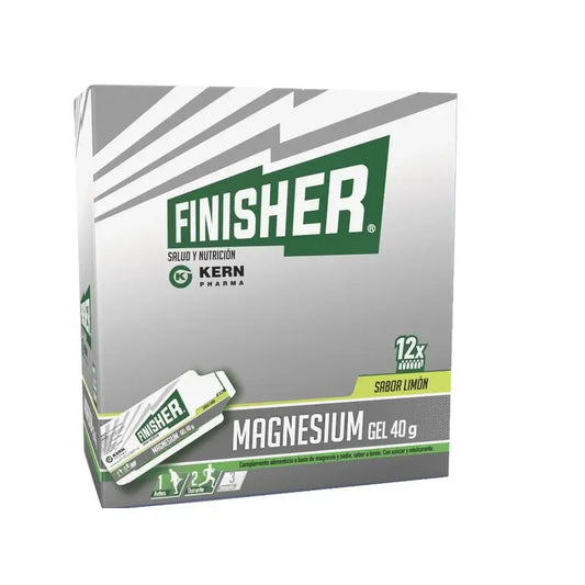 Finisher Magnesium Gel Zitrone, 40g x 12 Beutel