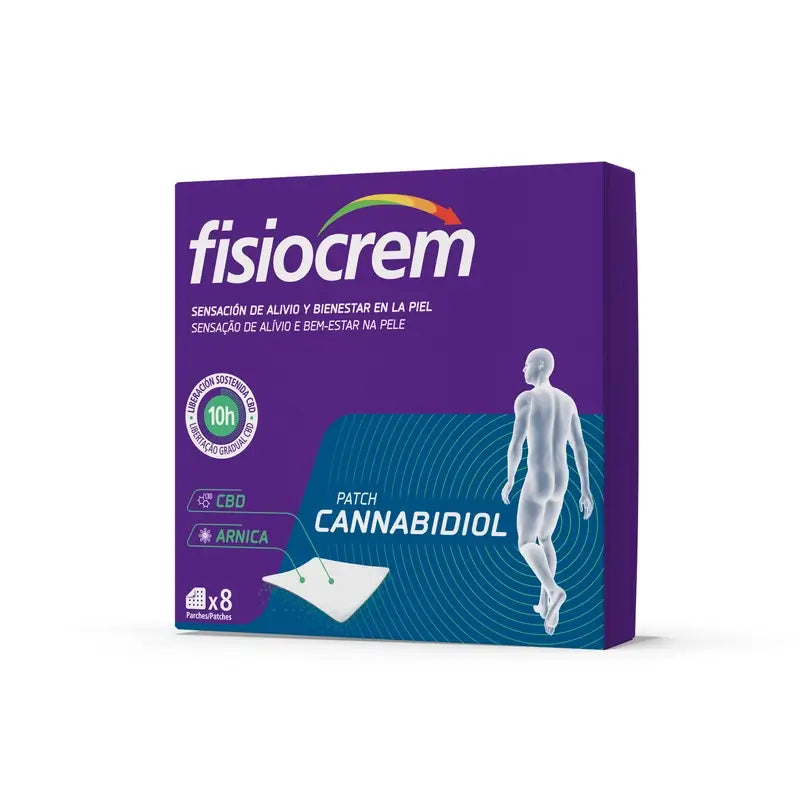 Fisiocrem Pflaster Cannabidiol, 8 Stück