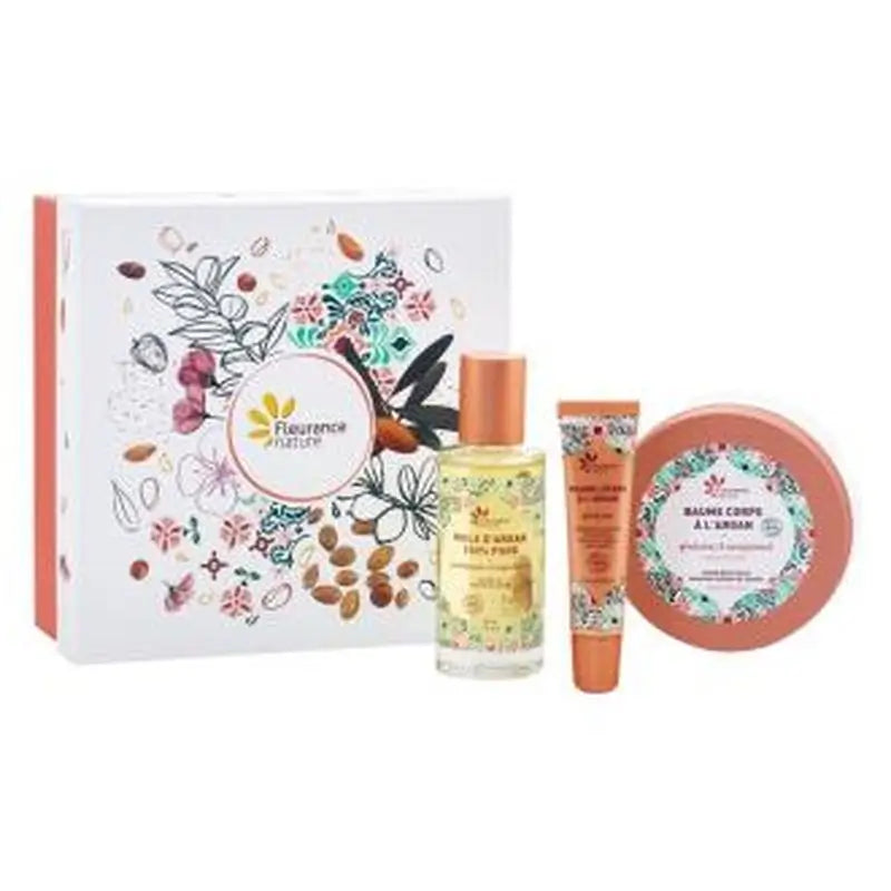 Fleurance Nature Argan Oil + Lipstick + Balm Chest
