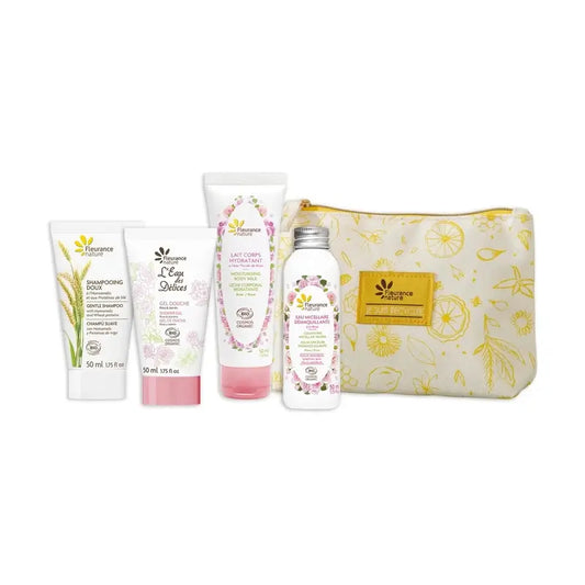 Fleurance Nature Pink Toiletry Box 4 Produkte 50Ml.