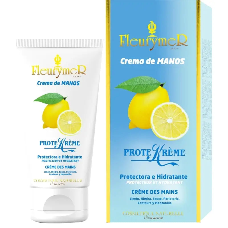 Fleurymer Handcreme Zitrone & Pflanzen 80Ml.