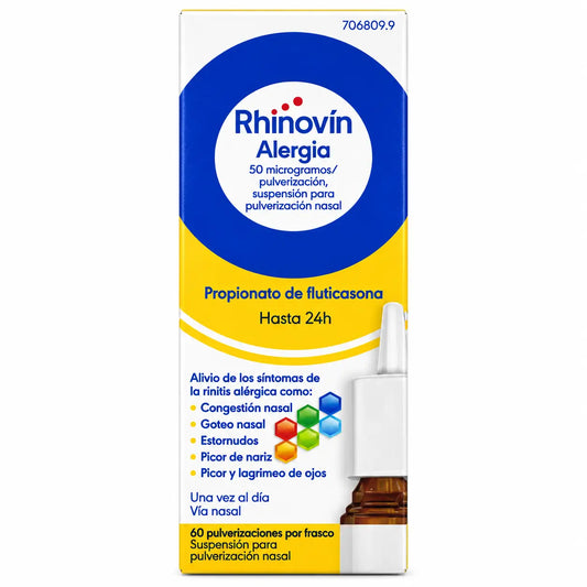 Rhinovín 50 mcg/Sprühstoß Nasensprühgerät 60 Dosen