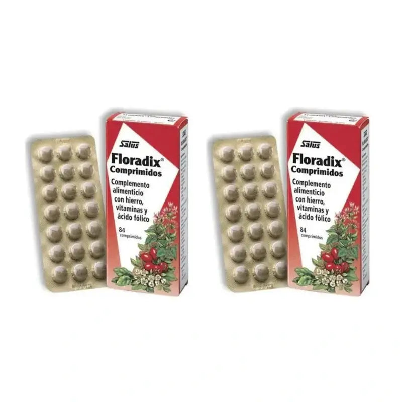 Floradix Nahrungsergänzungsmittel, 2X84 Tabletten
