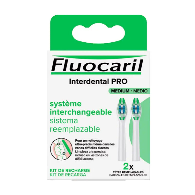 Fluocaril Samurai Refills Interdental Pro Medium, 2 Refills