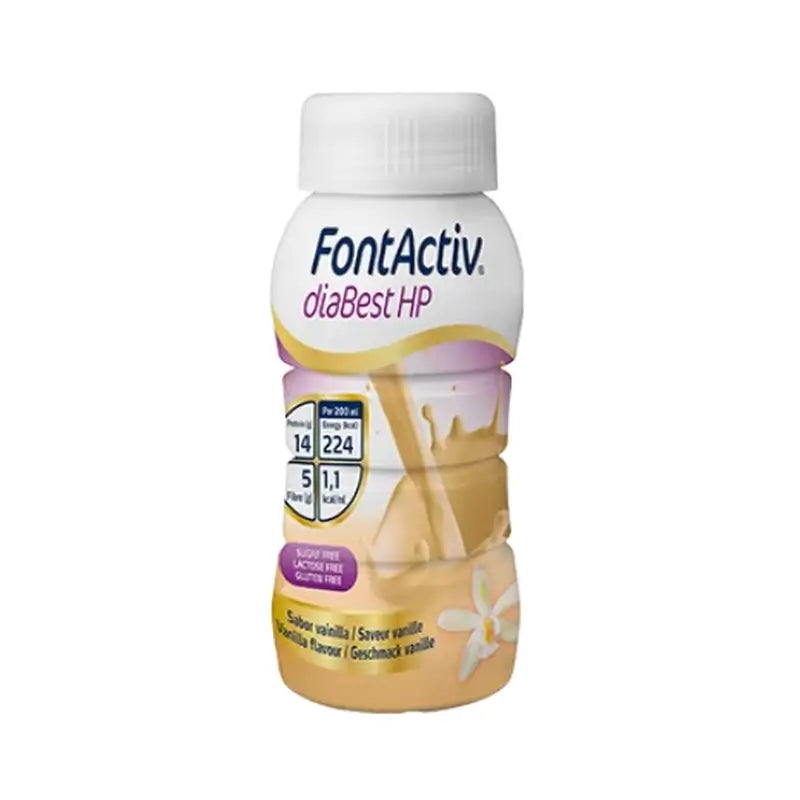 FontActiv Diabest Hp Vanille-Geschmack 24 Flaschen x 200 ml