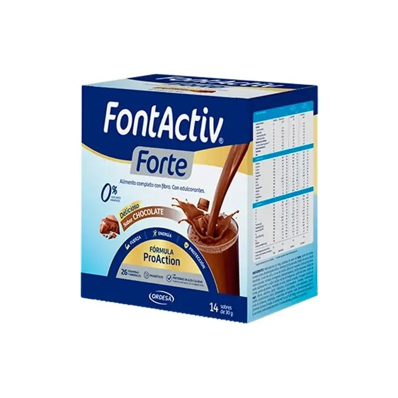 Fontactiv Proaction Forte Schokolade, 14 Tütchen à 30 Gramm