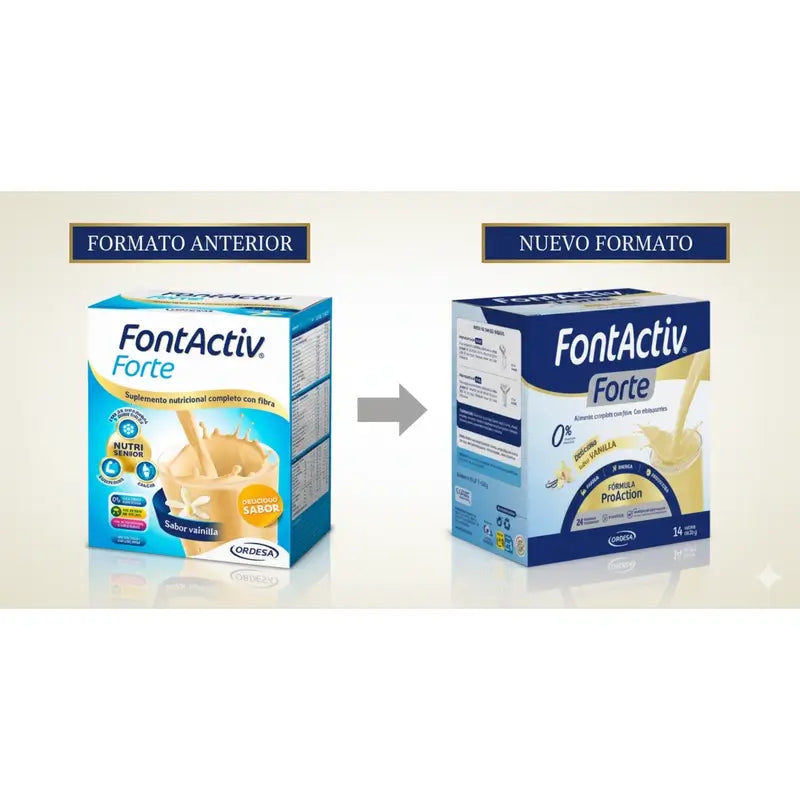 FontActiv Forte Vanille, 14X30g