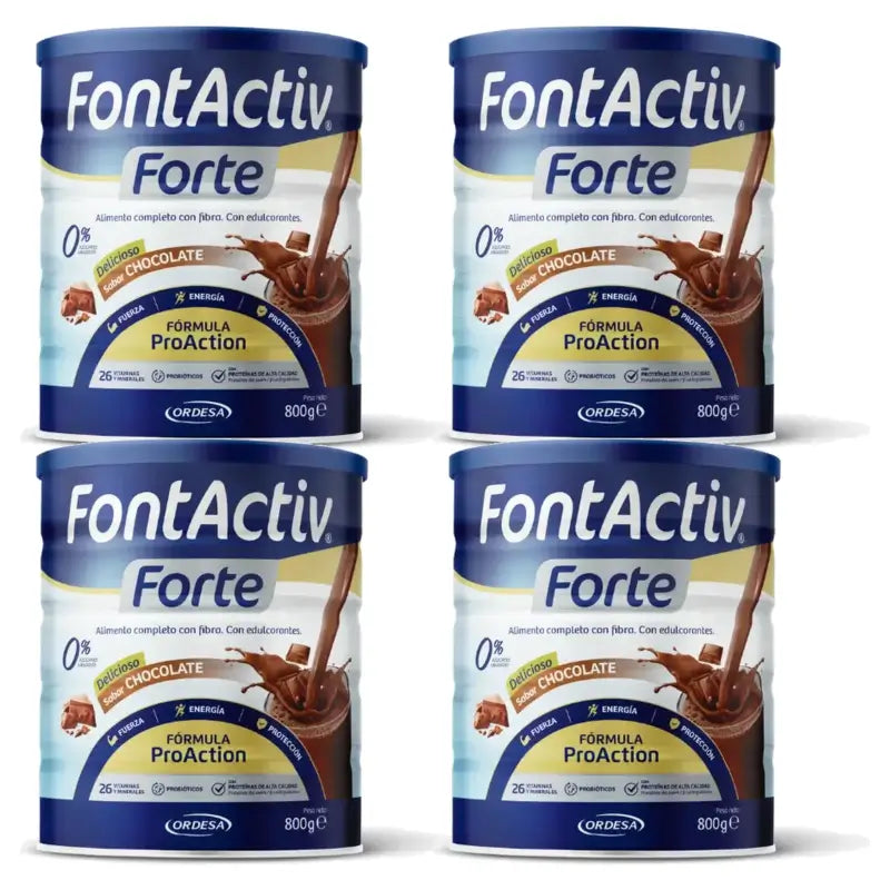 Fontactiv forte ProAction Schokolade, 4 x 800 g