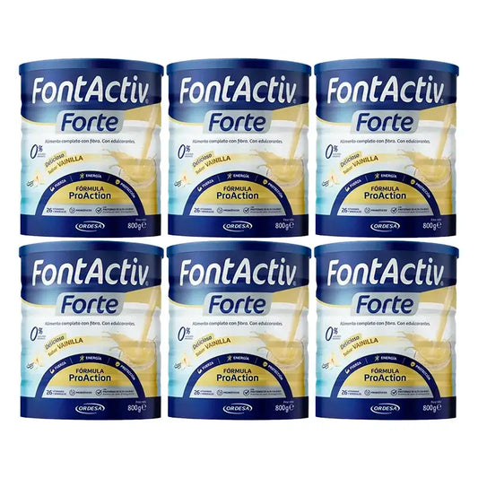 Fontactiv Forte ProAction Vanille, Packung 6 x 800g