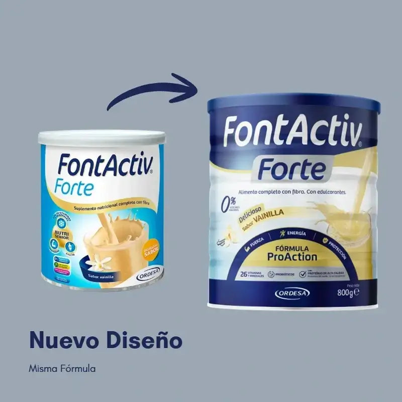 Fontactiv Forte ProAction Vanille, Packung 6 x 800g