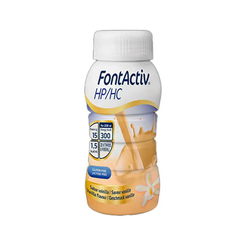 Fontactiv hp/hc Fibre Vanille-Geschmack 200ml x 24 Flaschen